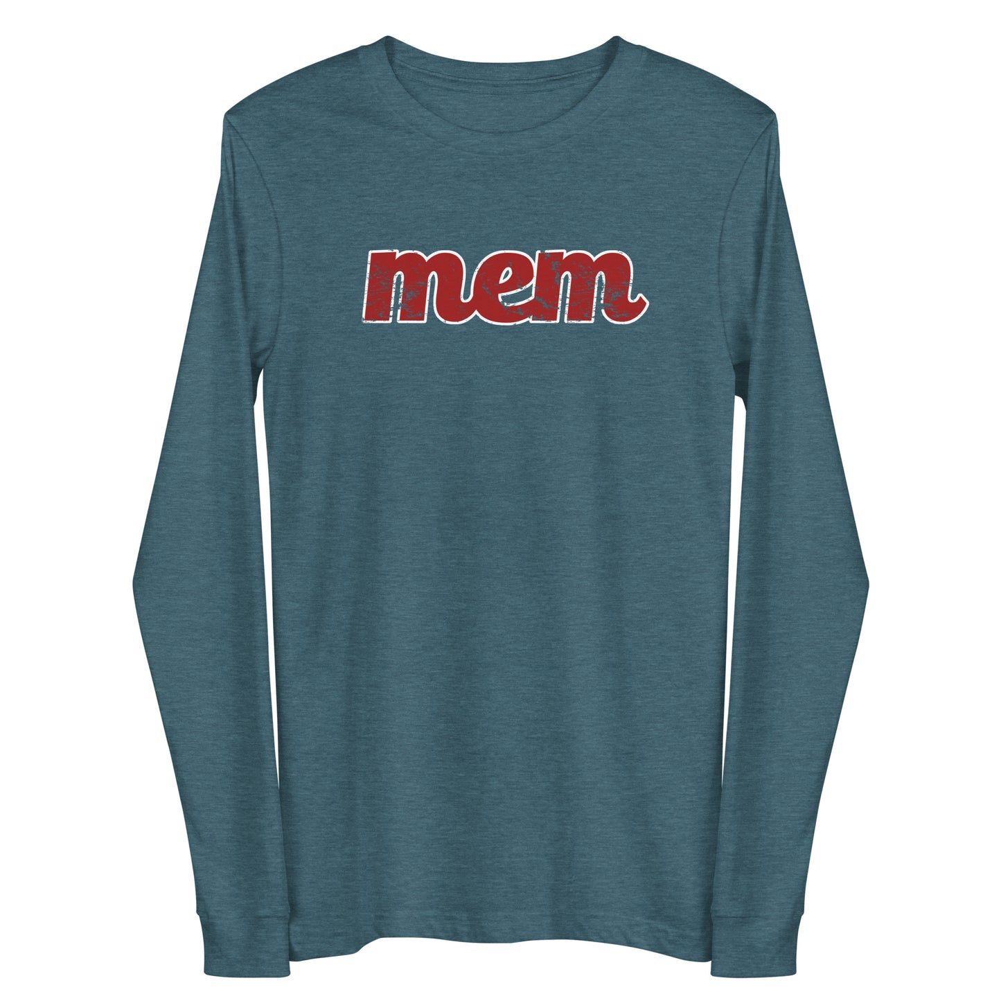 Mem Distressed Long Sleeve Tee