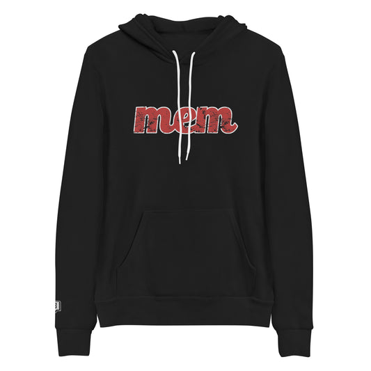Memphis Distressed Soft Embroidered Hoodie